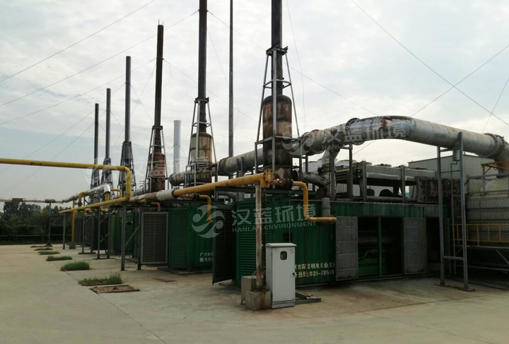 河北漢藍為鄭州某垃圾填埋廠設計加工的SCR脫硝設備