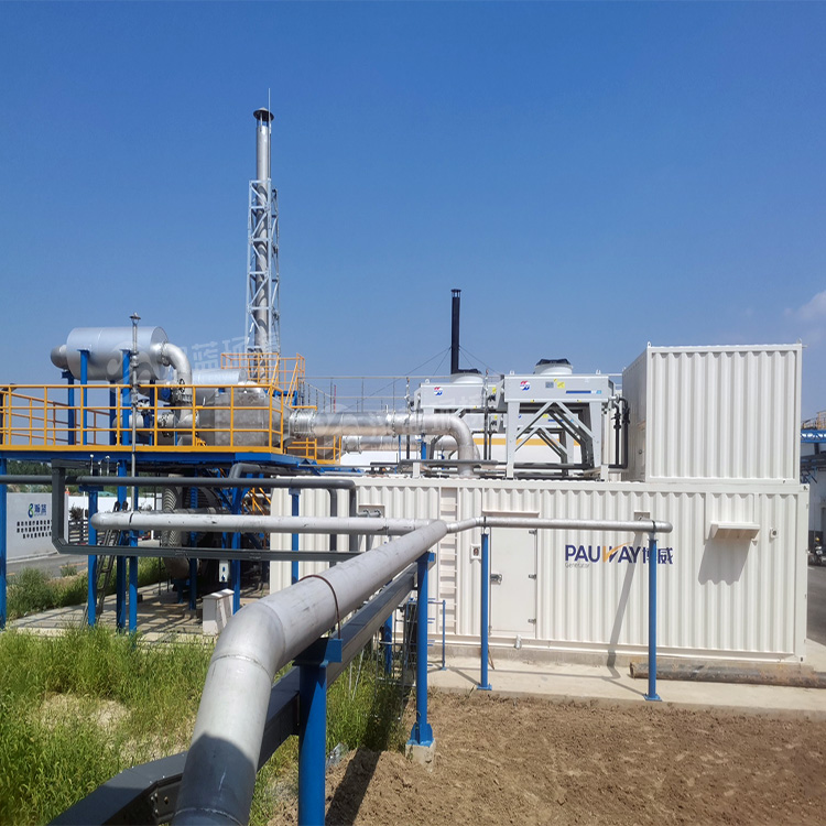 萬純SCR脫硝工程-餐廚垃圾沼氣發電機組脫硝