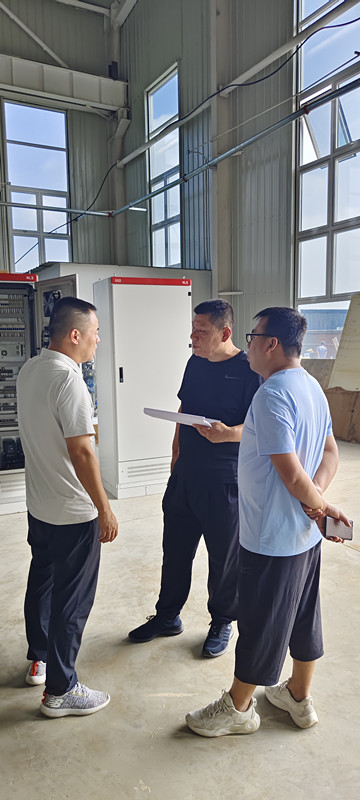 熱烈歡迎某集團(tuán)公司客戶來(lái)河北漢藍(lán)驗(yàn)收脫硝系統(tǒng)