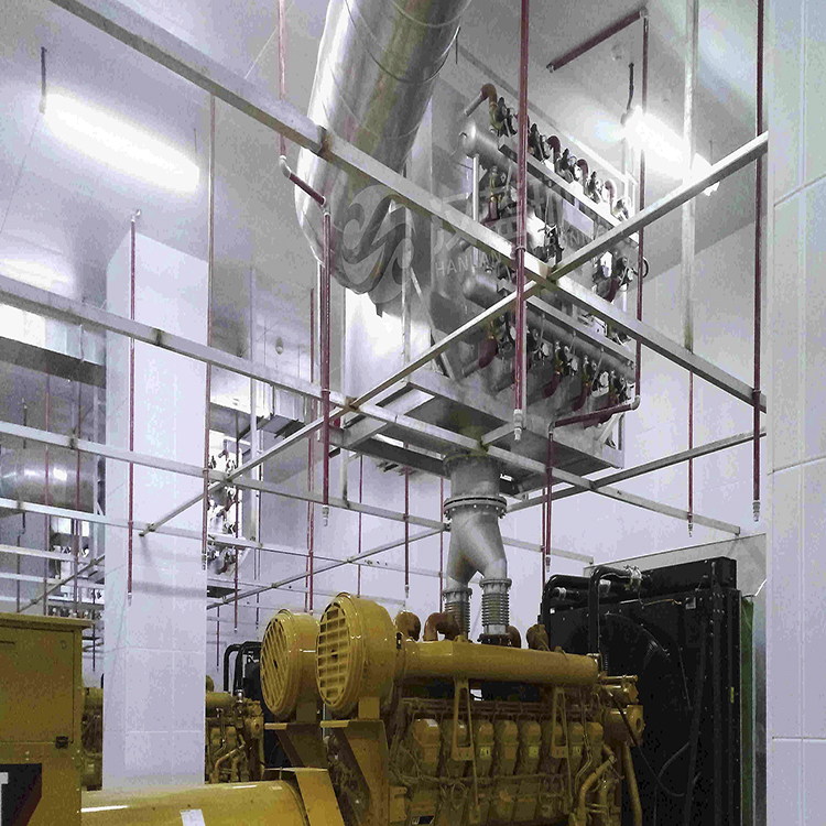 萬純尾氣處理設備-銀行備用發電機組尾氣凈化